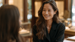 A luxury jewellery associate building a relationship